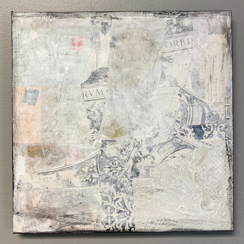 Collage Mixed Media, "Starting Over" by Patricia Luna